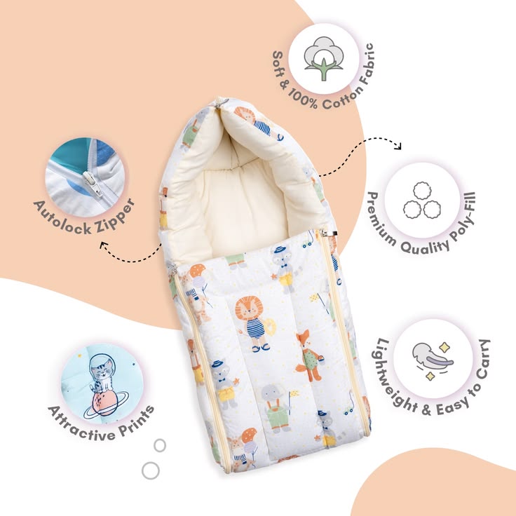 Ultra-Soft Cloud Swaddle &amp; Sleeping Bag – The Ultimate Sleep Nest ☁️🌙