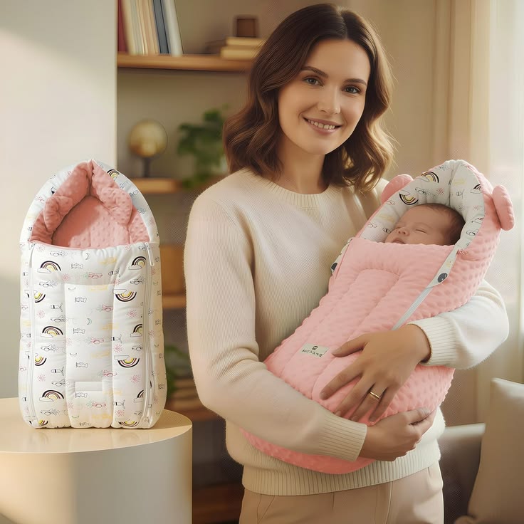 Ultra-Soft Cloud Swaddle &amp; Sleeping Bag – The Ultimate Sleep Nest ☁️🌙