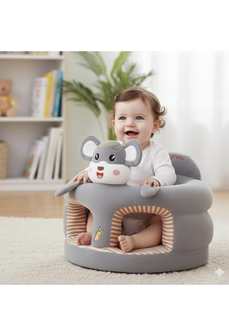 Plush Baby Support Seat