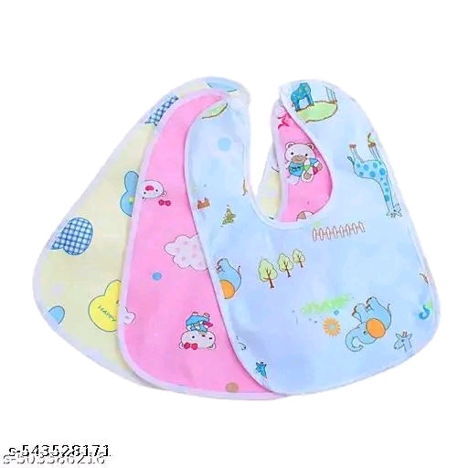 Urban baby feeding bottle and food feeder, toothbrush, and cotton bibs, tip spoon, bottle brush combo pack of 6