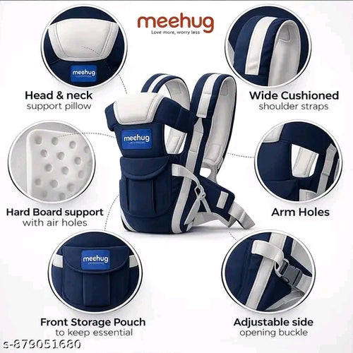 6-in-1 Ergonomic Baby Carrier with Hip Seat