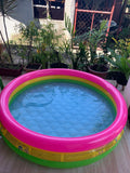 Triple-Tier Inflatable Rainbow Pool – Summer Fun for Kids 🌈💦